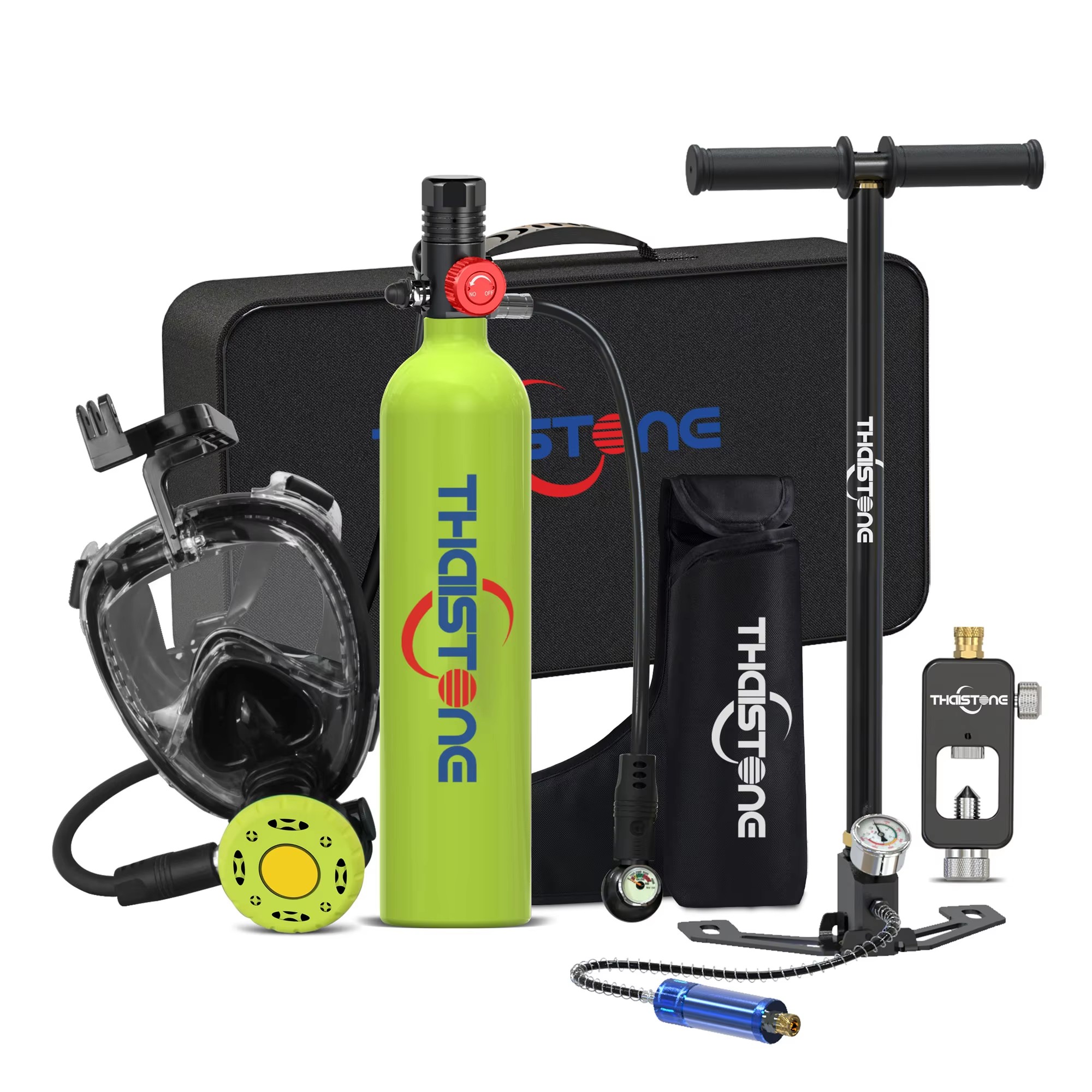 THAISTONE 1L Scuba Oxygen Tank - đánh giá và giá Diving Mask