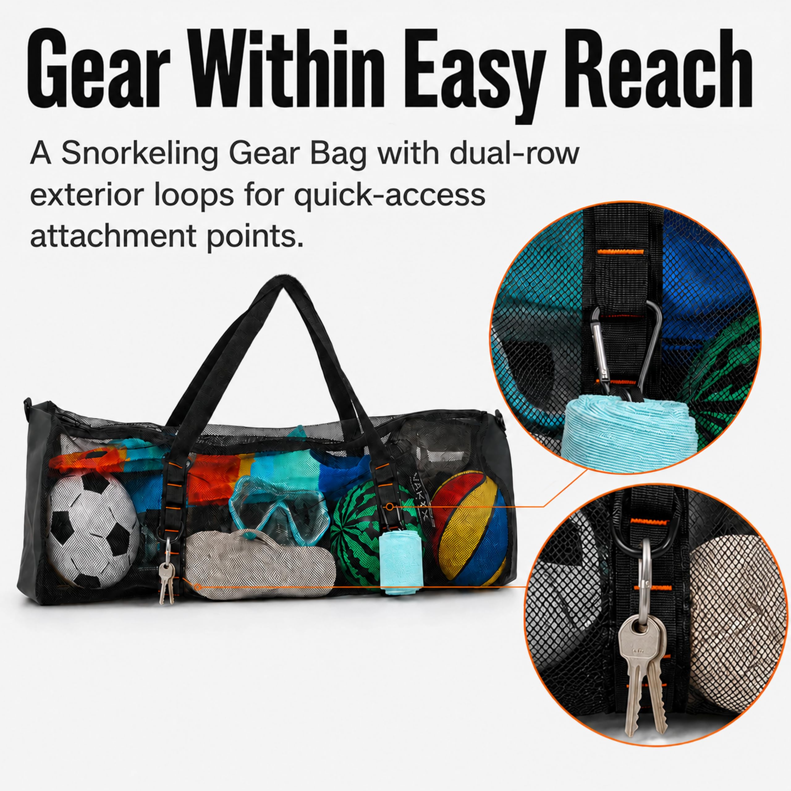 113L & 43L Mesh Scuba Travel D - đánh giá và giá Snorkeling Gear
