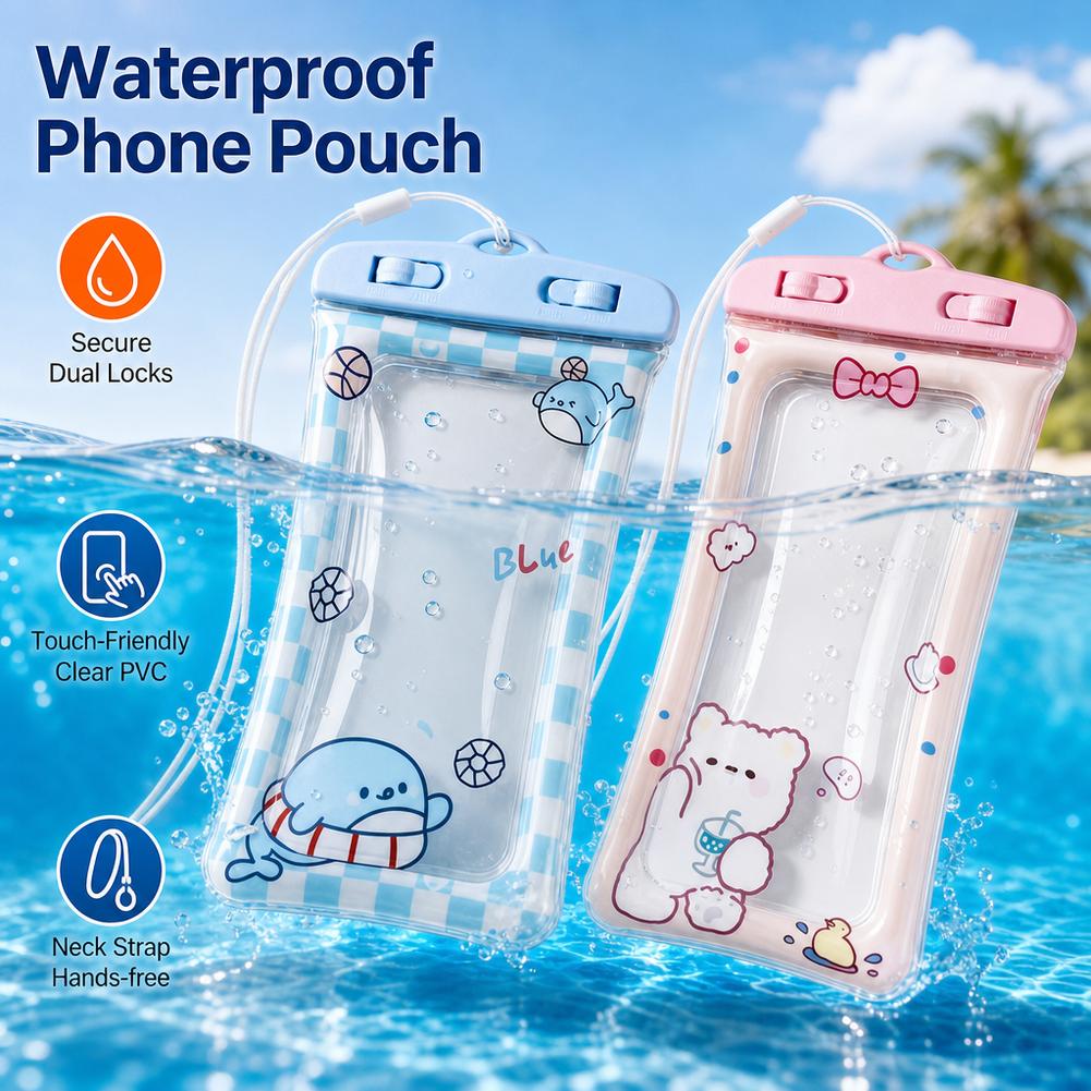 Cute Bear Waterproof Phone Cas - đánh giá và giá Dry Bag Waterproof