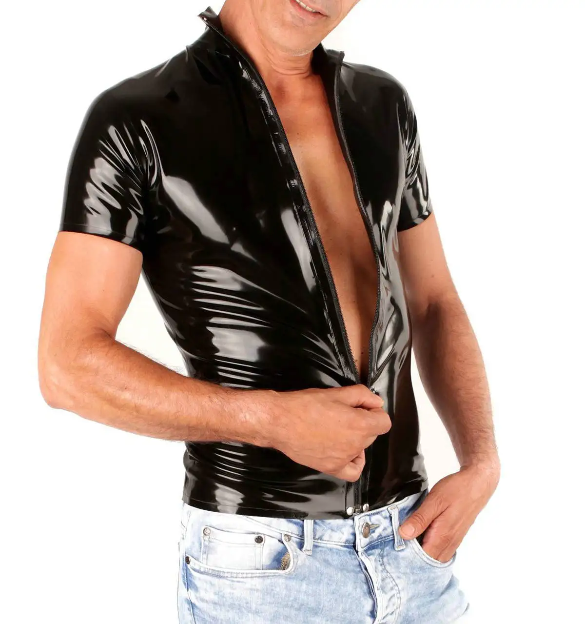 Latex Sexy Men Underwear Front - đánh giá và giá Wetsuit Men